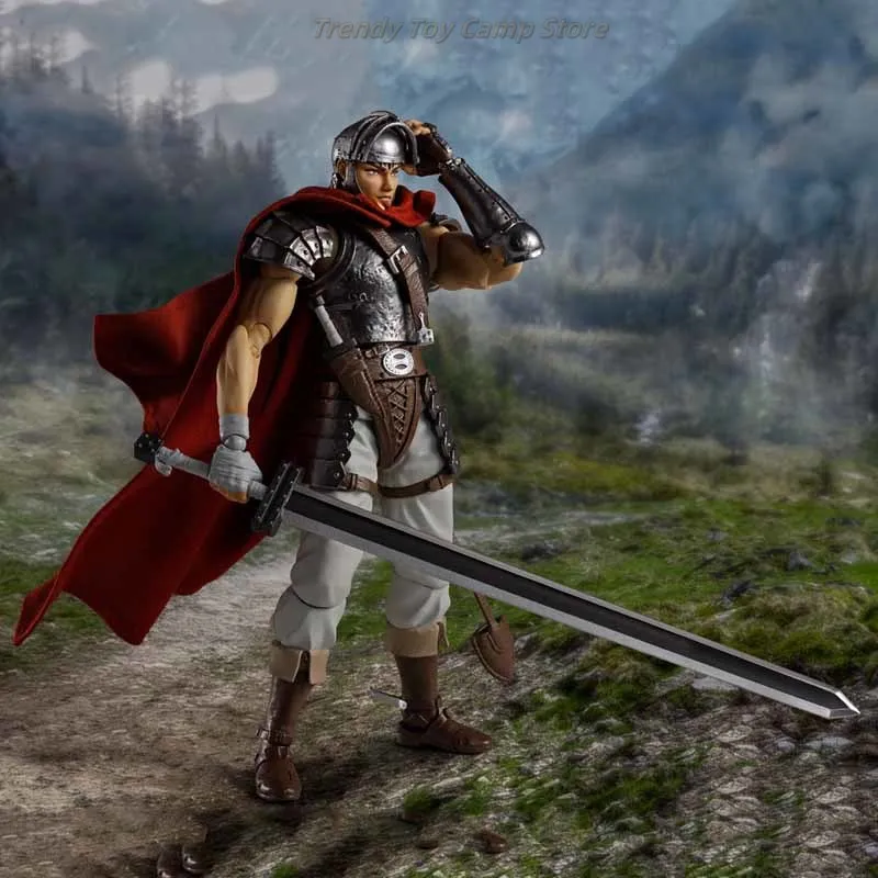 【Na Stanie】Oryginalny Zestaw Modelarski Bandai SHF Legend of The Sword Wind GUTS Figurka Akcji Model Zabawki Prezent dla Chłopca Kolekcjonerskie