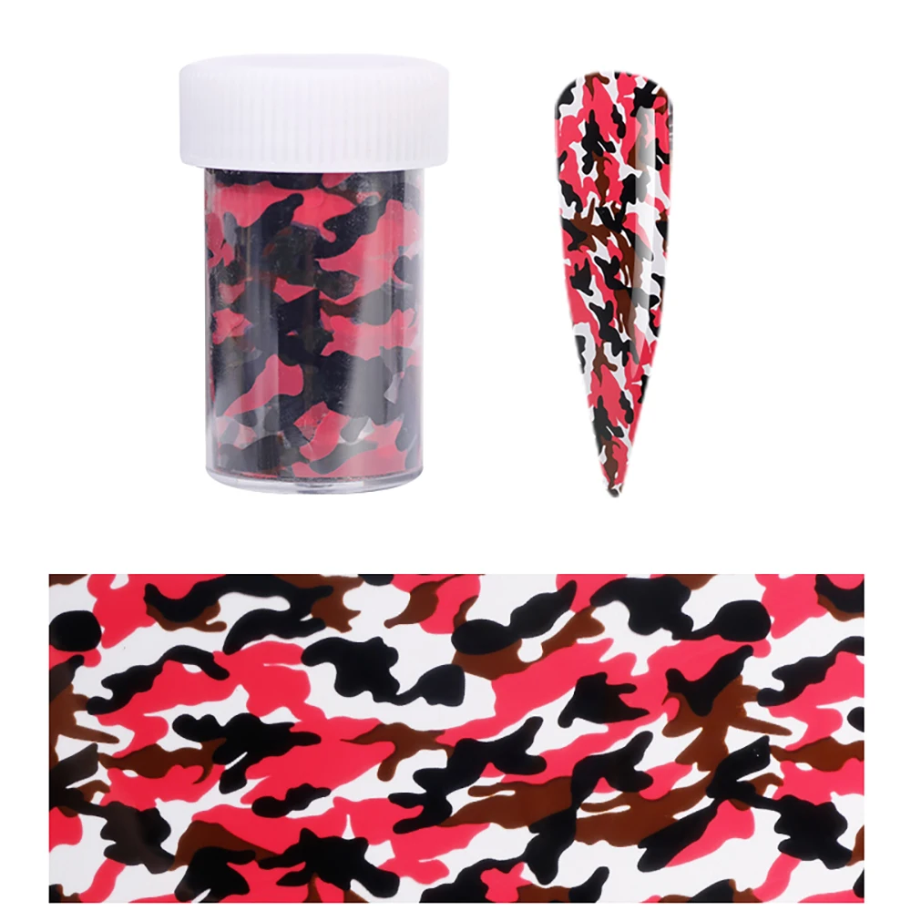 

Full Wraps DIY Leopard Camouflage Stripe Manicure Decals Nail Art Decorations Starry Sky Stickers Nail Transfer Foils