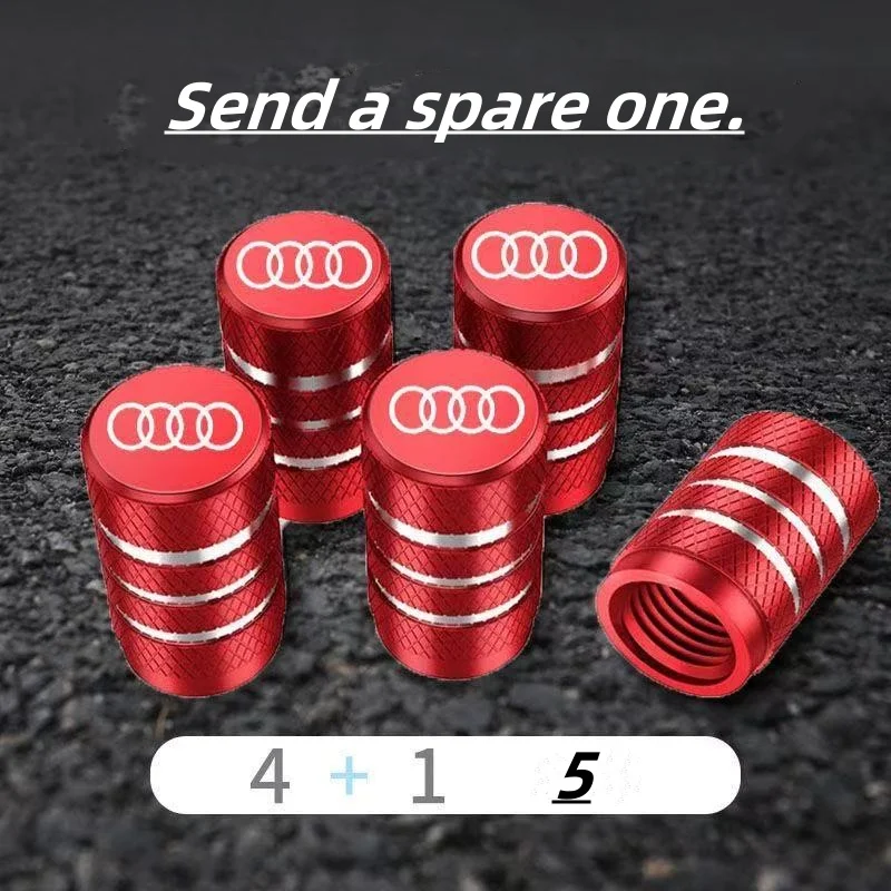 

5 шт. крышка клапана автомобильной шины, алюминиевая крышка клапана воздушного штока колеса для Audi RS SLine S TT A3 A4 A5 A6 A7 A8 Q3 Q5 RS3 RS4 RS5 S4