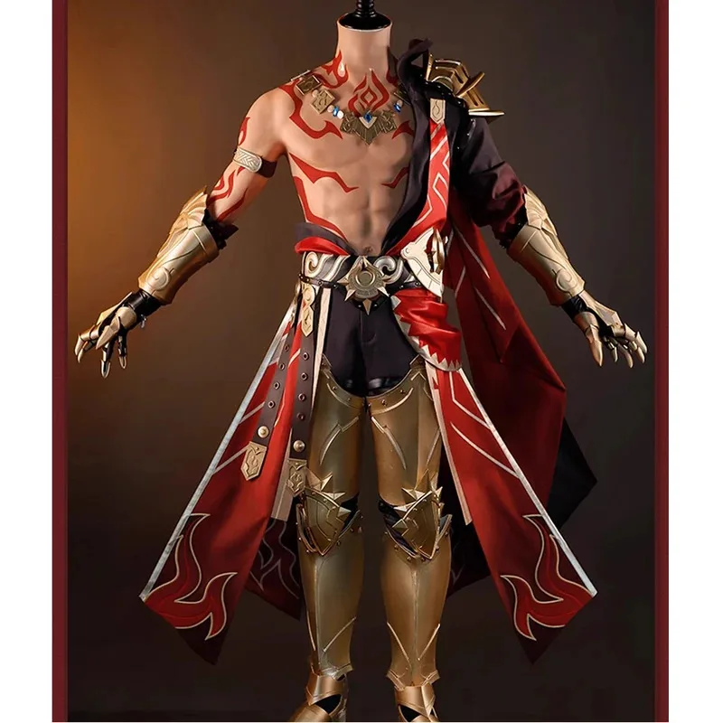 Anime Mydei Cosplay Costume Wig Honkai Star Rail Mydeimos Uniform Earrings Tattoo Stickers Halloween Party for Women Men Props