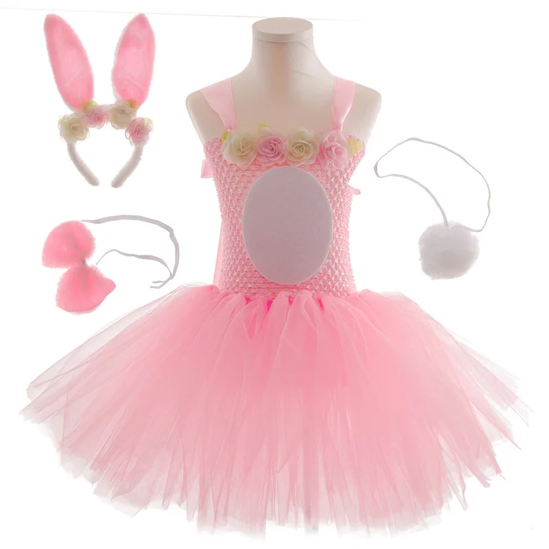 

Easter Performance Dress for Girls Cute Bunny Tutu Skirts for Kids Perfect Ballet Performance Wear for Children