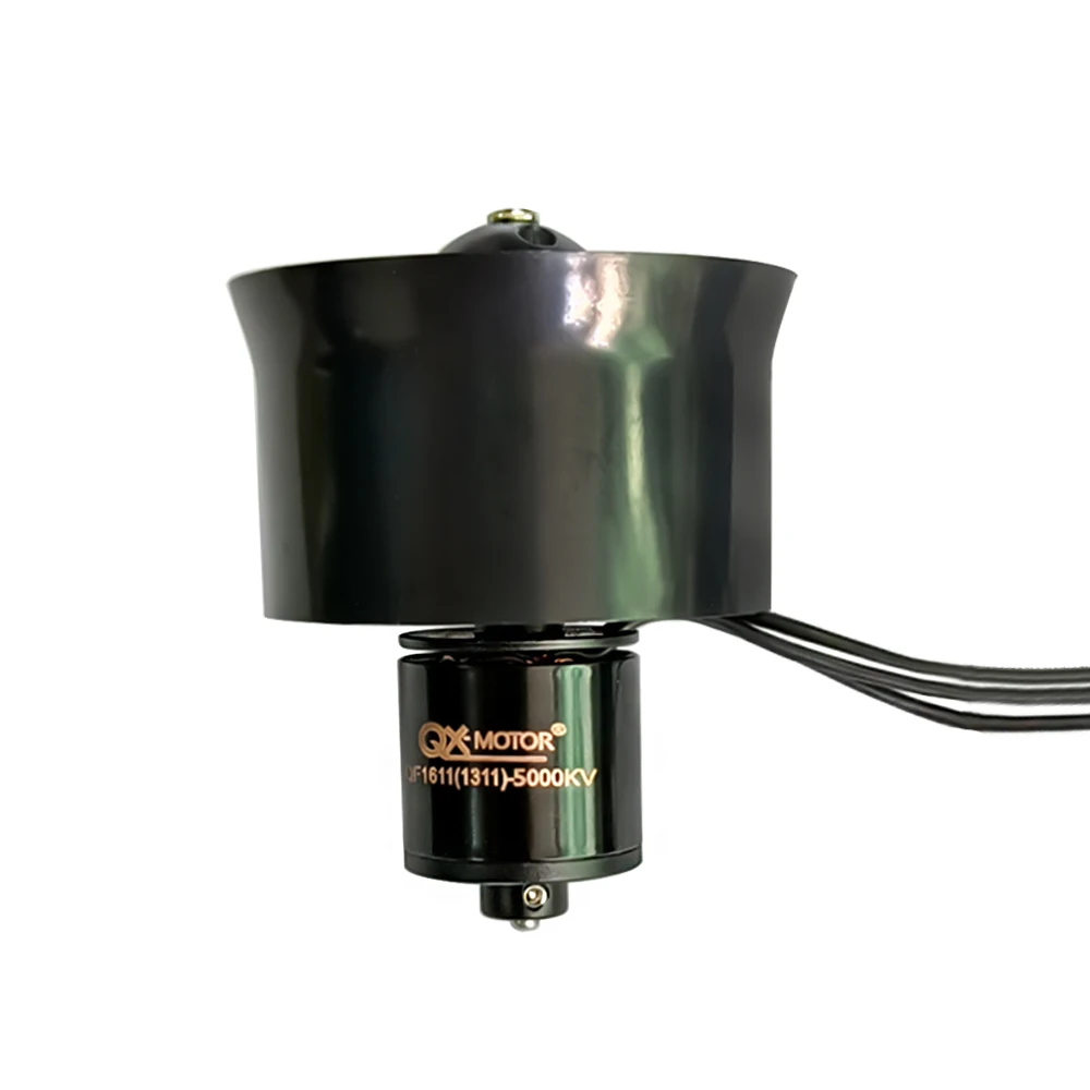 

QX-Motor 30MM EDF QF1611 5000KV 6000KV 7000KV 14000KV Brushless Motor With 6 Blades Ducted Fan For RC Airplanes Model Parts