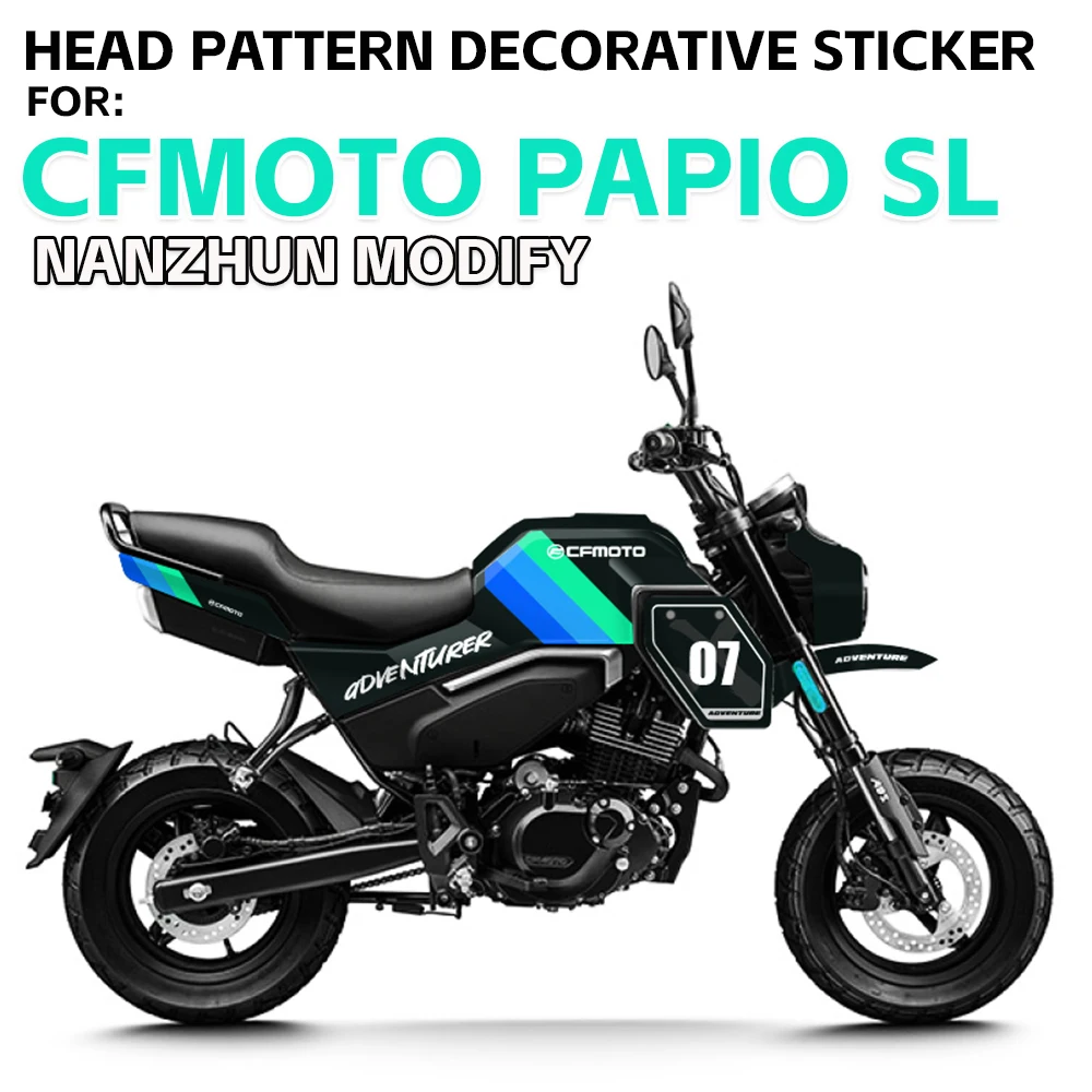 

For CFMOTO Papio CL SL XO-2 125 126 NEW Motorcycle Sticker Graphics kit Sticker Decals ST PAPIO CF MOTO Accessories
