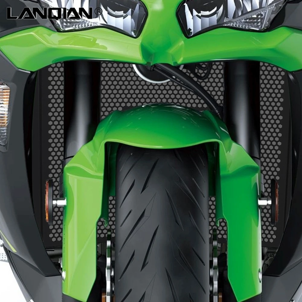 

ZX6R Performance For Kawasaki ZX6R/NINJA ZX6R ZX-6R ZX636/KTR Radiator Guard Protector Grille Cooler Cover Water Tank Protection