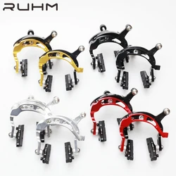 ruhm Bicycle C Clamp Folding Bike Aluminum Alloy Brake Lever C Brake Caliper For Brompton Brake Shoes