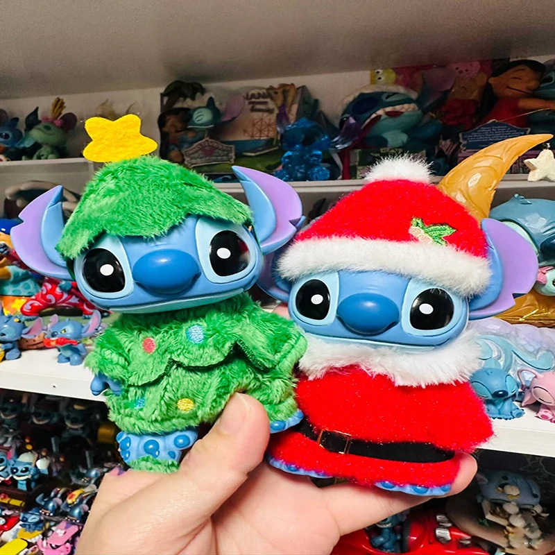 

Коллекционная кукла Disney Stitch на Рождественскую тематику, милый наряд, фигурка, глухая коробка, праздничный декор, подарочный орнамент