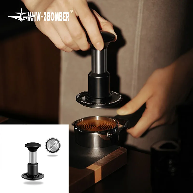 

2025 MHW-3BOMBER Knight Impact doser With 30lbs Pressure Spring Precise Coffee Tamper Constant Barista Use Tamper Espresso Tool