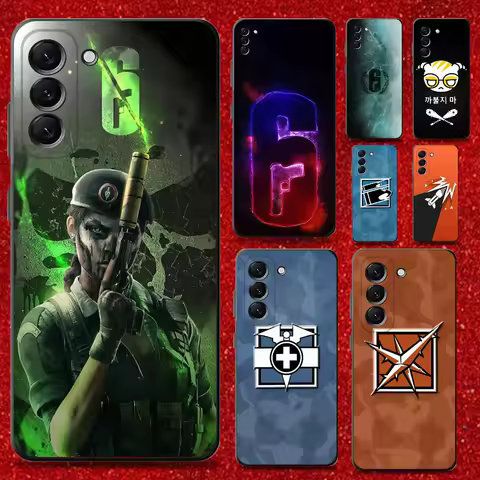 Game R-Rainbow-Six S-Siege Phone Case For Samsung Galaxy A13,A21s,A22,A31,A32,A52,A53,A71,A80,Soft Black Shell