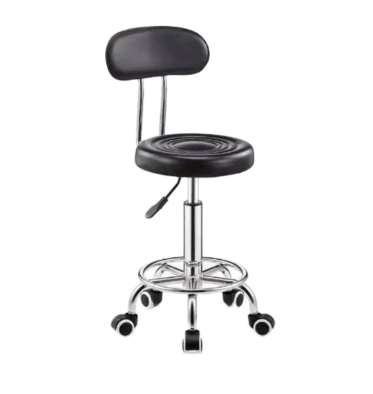 Beauty Salon Equipment Hairdressing Funiture Adjustable Hydraulic Barber Rolling Stool Beauty Chair For Hair Cut