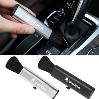 Retractable Car Cleaning Brush Center Console Cleaning Tools For Skoda Yeti Kamiq Kodiaq Karoq Octavia Fabia Rapid Vrs Mk3 A4 A6