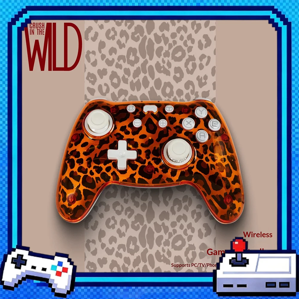 PB TAILS CRUSH Animal Pattern Series Game Handle 15 Times A Second High-Speed Burst Mode E-sports Handle Light Weight For Gifts