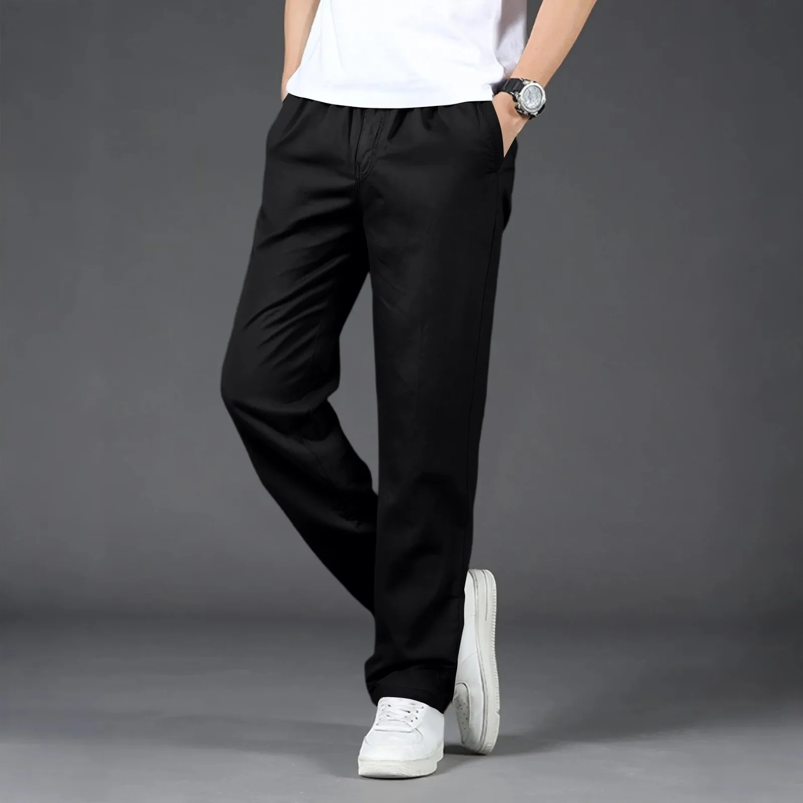 

Тактические хлопковые брюки, мужские хлопковые спортивные штаны на шнурке, верхняя одежда для зимних видов спорта, спортивные штаны, мужские модные эластичные спортивные штаны