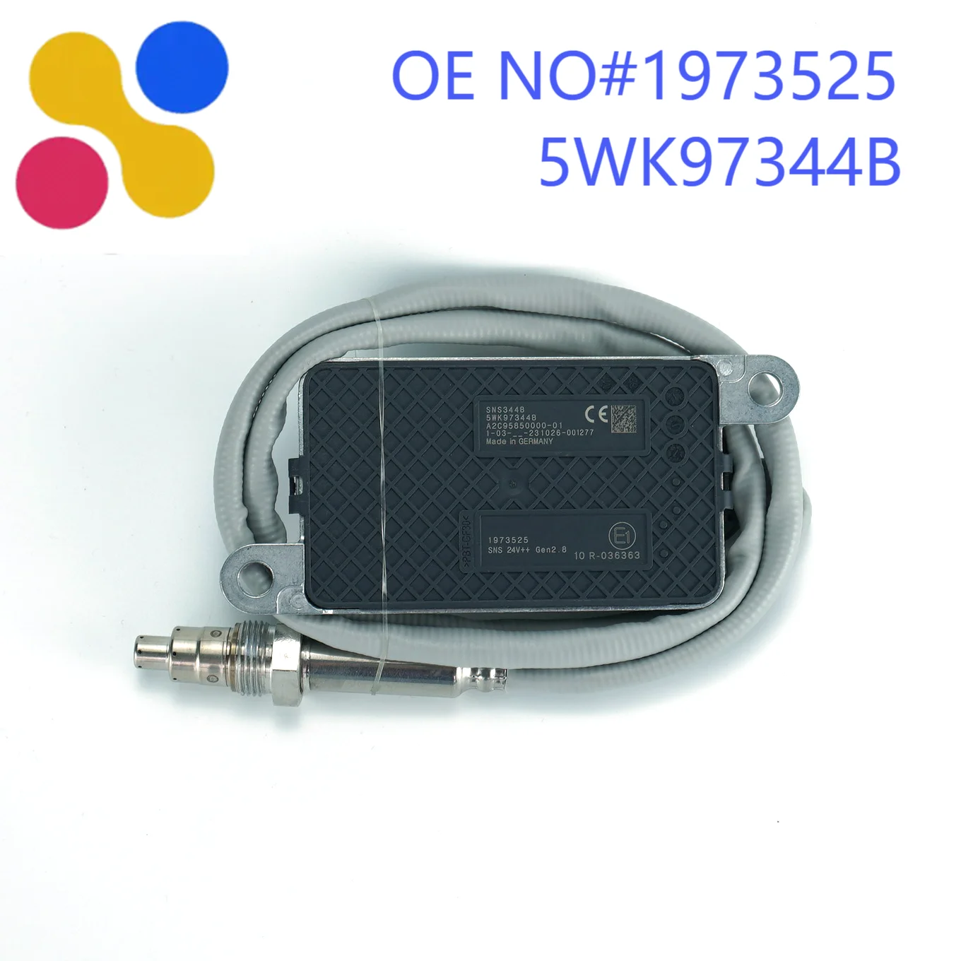 

5WK97344B 1973525 5WK9 7344B New Wholesale Nitrogen Oxygen Sensor High Quality NOx Sensor for DAF Truck Part 24V