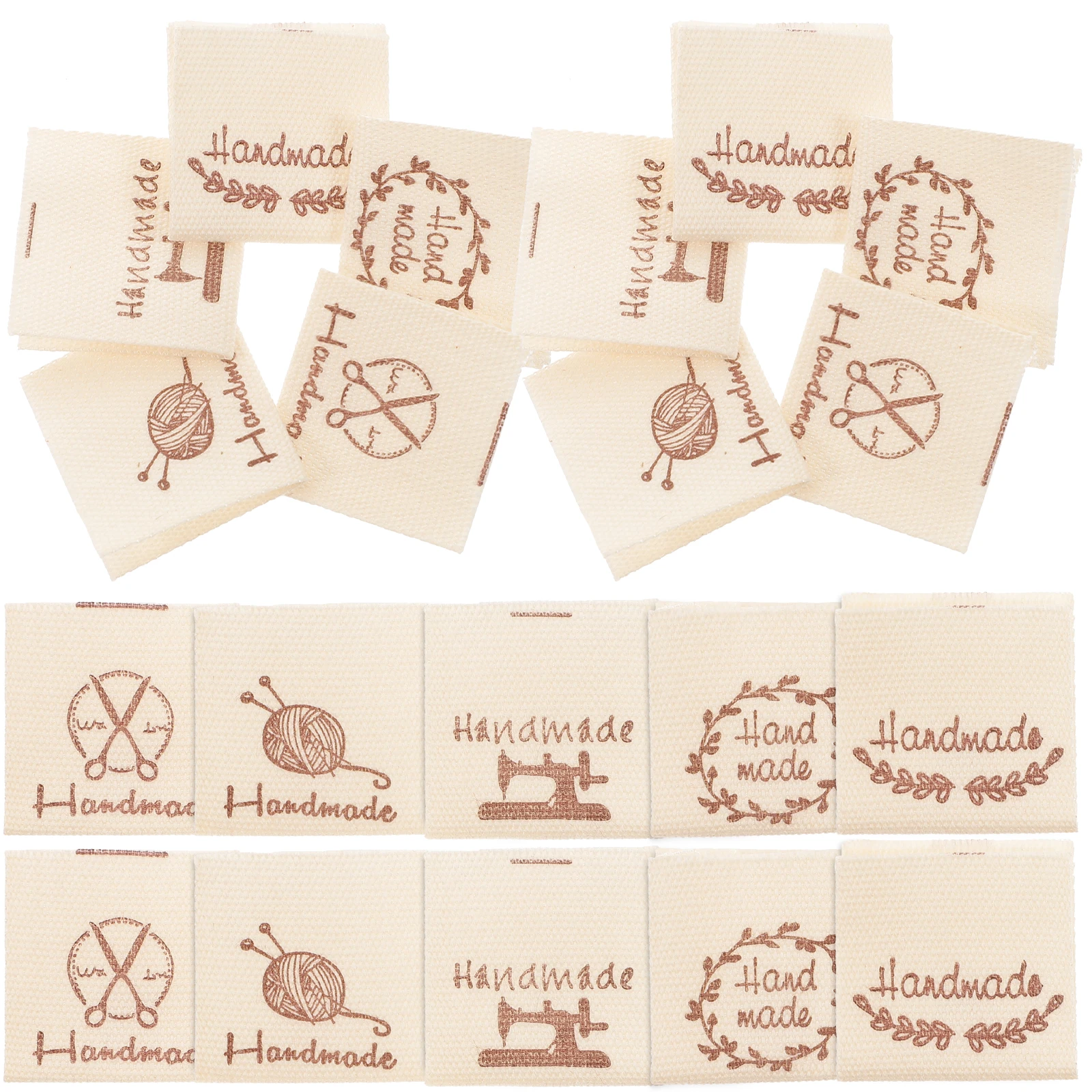 

100pcs Labels Handmade Tags Fashion Creative Cloth Labels for Tags For Handmade Items Clothing Crafting Projects