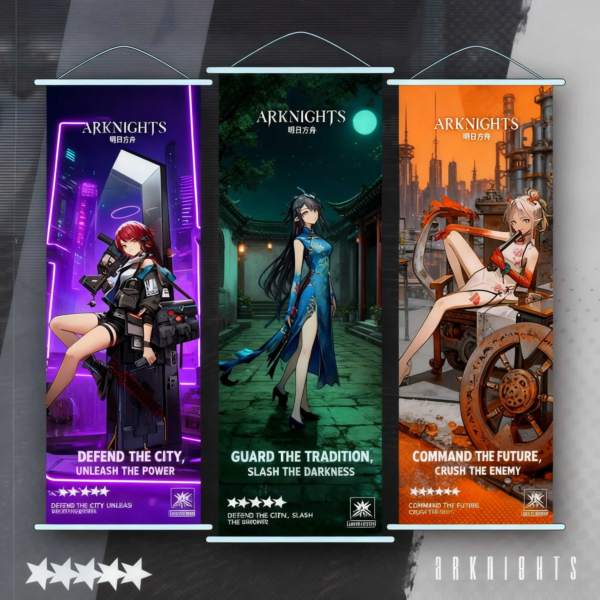 

Arknights Flannel Scroll Poster Dusk Texas Skadi Exusiai Elite 2 Anime Wall Decor Game Peripheral Gift for Fans Wholesale