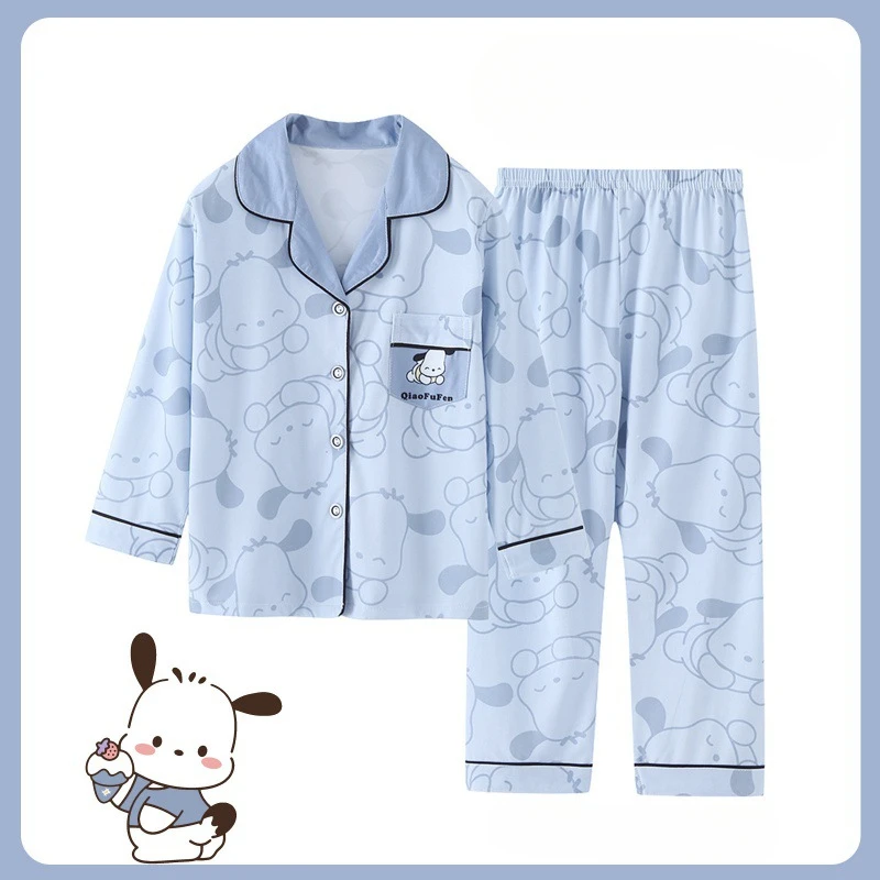 Disney Toy Children Pajama Sets New Popular Anime Print Soft Comfortable Kids Nightclothes Set Loose Trendy Breathable Pajamas