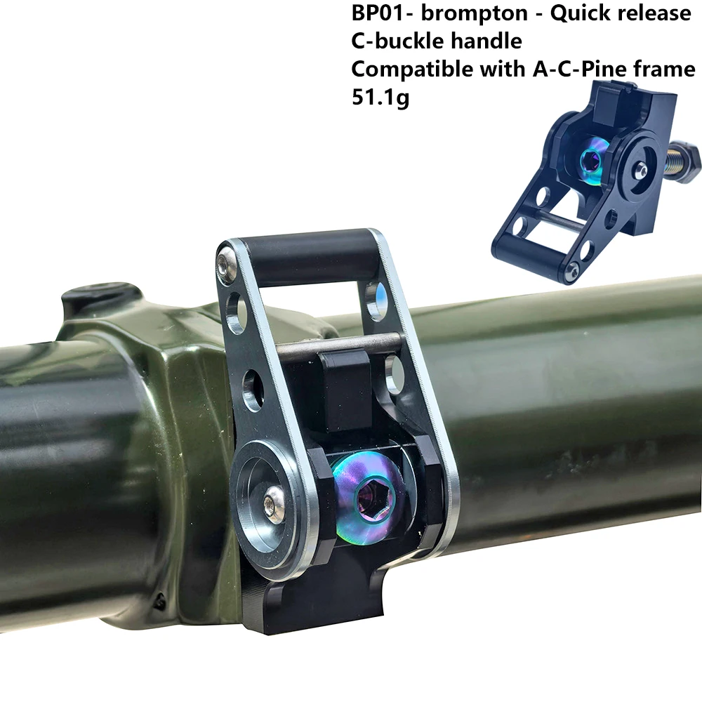 Bike Fold Buckle Aline/Cline/Pline/Tline Folding Bike Quick Realease Faucet C-buckle Folding Handle Unlocks in 1 Second