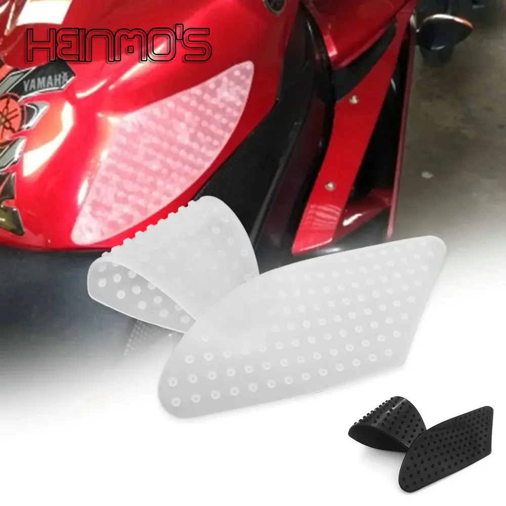 

Universal Tank Pad Gas Tank Traction Pads Fuel Tank Grips Side Stickers Knee Grips Protectors Decal For KAWASAKI Z800 Ninja 400