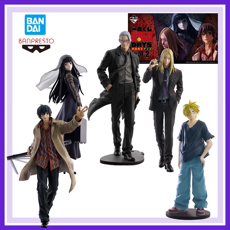 

Подлинный новый и неоткрытый бандай Banpresto Sakamoto Days Ichiban Kuji Shin Asakura Nagumo Osaragi Sakamoto Taro Decoration