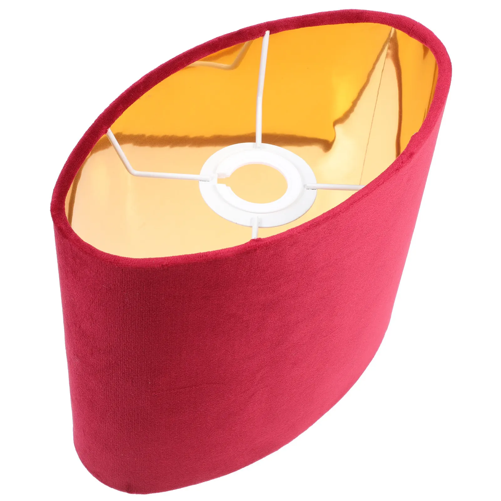1Pcs Delicate Oval Lampshade Simple Cloth Lamp Cover for Floor Bedside Table Lamps Firm Structure Dust Protection Multipurpose