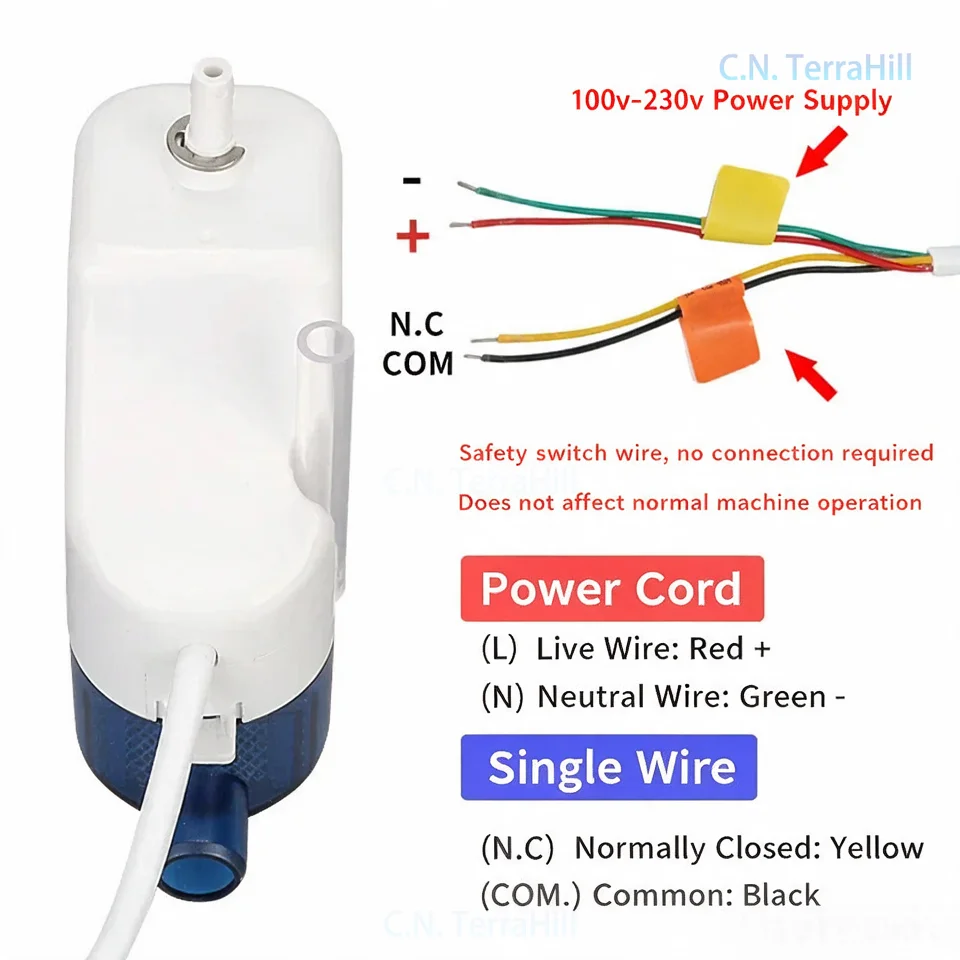 Automatic Condensate Drain Pump RS-24C RS-40C 1-3P Hook Type for Air Conditioner HVAC Drainage