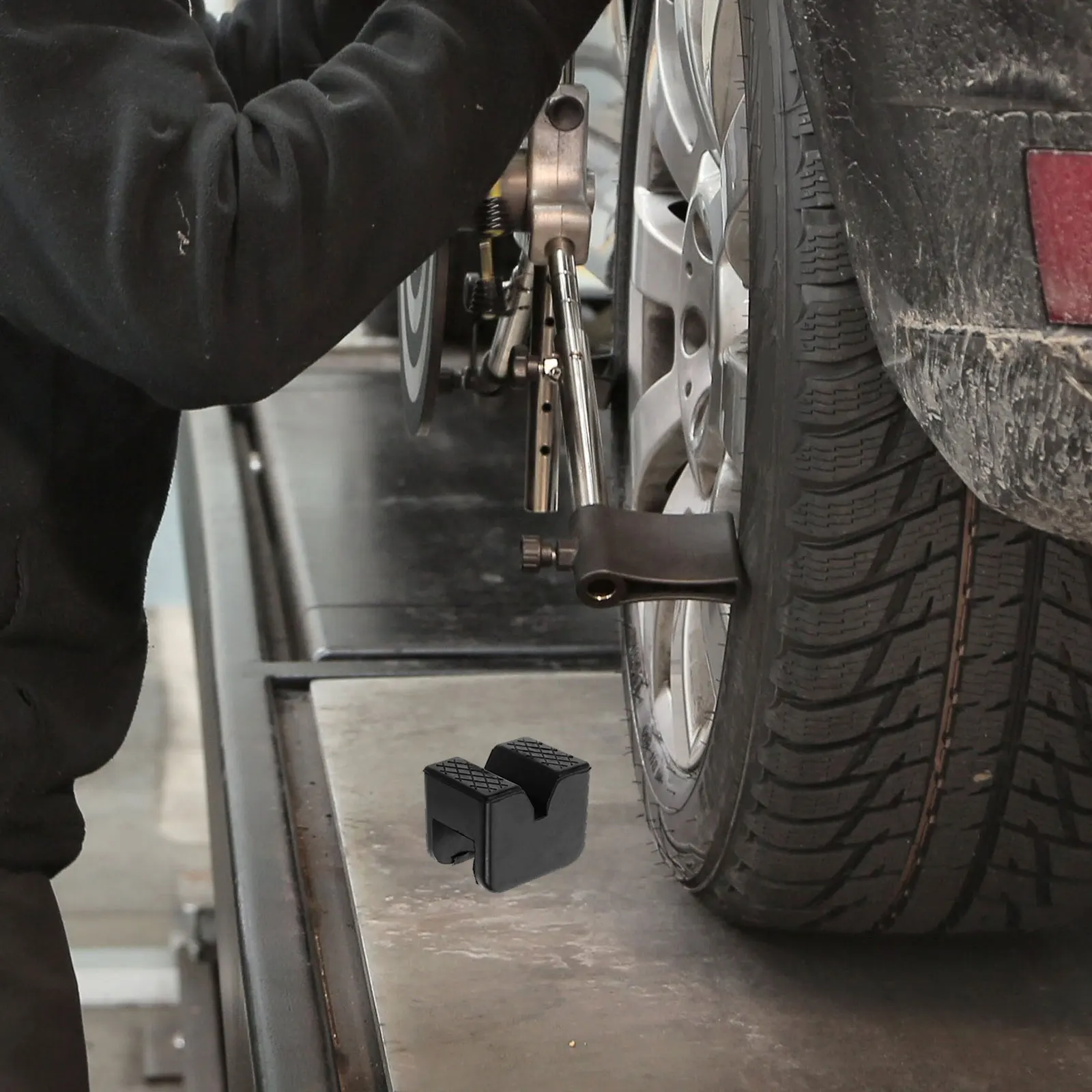 

1PC Jack Rubber Pad for Floor Jack Vehicle Lifts Stand Pads Pinch Welds Adapter Shock Absorption Insulation Protection Rubber