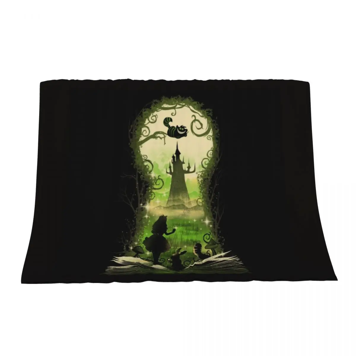 

Wonderland key Throw Blanket Soft Plaid Polar blankets and throws Blankets