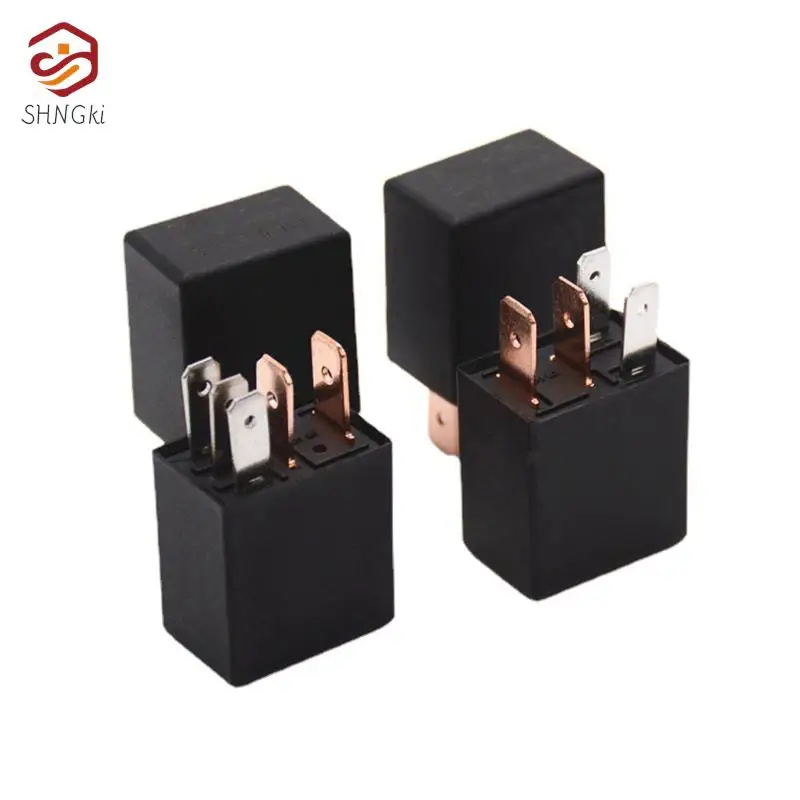 1pcs Car Relay DC 12V 40A Rated Current 1NO 1NC SPDT 4/5 Pins Car Automotive Alarm Relay 40 Amp Wholesale Dropshipping