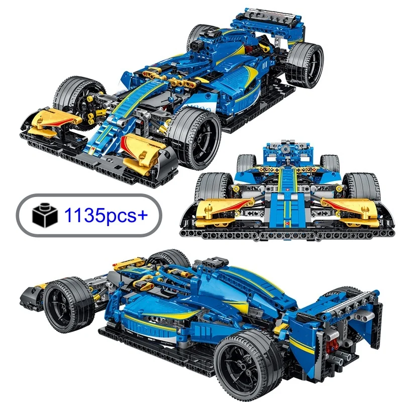 

Technical Racing Car Construction Set MOC Building Block DIY tabletop decorations Collection Model Car Kit Kids Adult 1135pcs