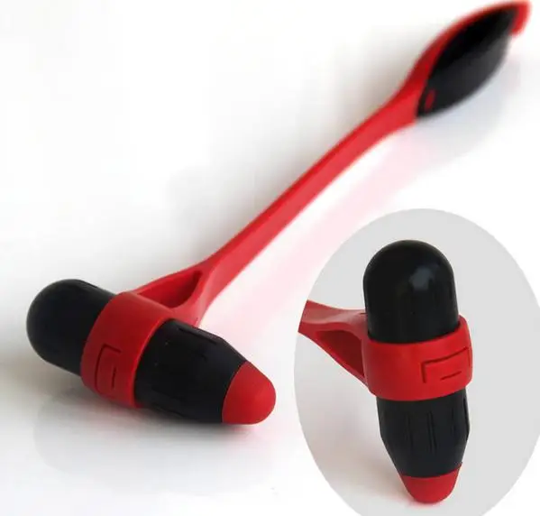 

Tapping massage hammer hammer on the silicone massage stick back neck lumbar massage hammer meridian entry points