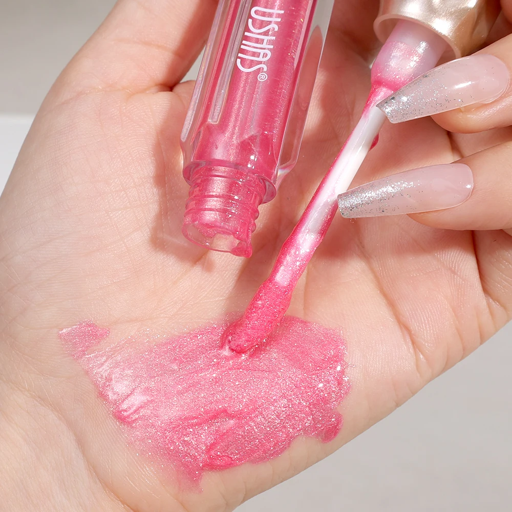 Mirror Pearl Lip Gloss Długotrwały nawilżający nieprzywierający kubek Redukcja drobnych linii Olejek do ust Głęboko odżywiający Pielęgnacja ust Kosmetyki do makijażu