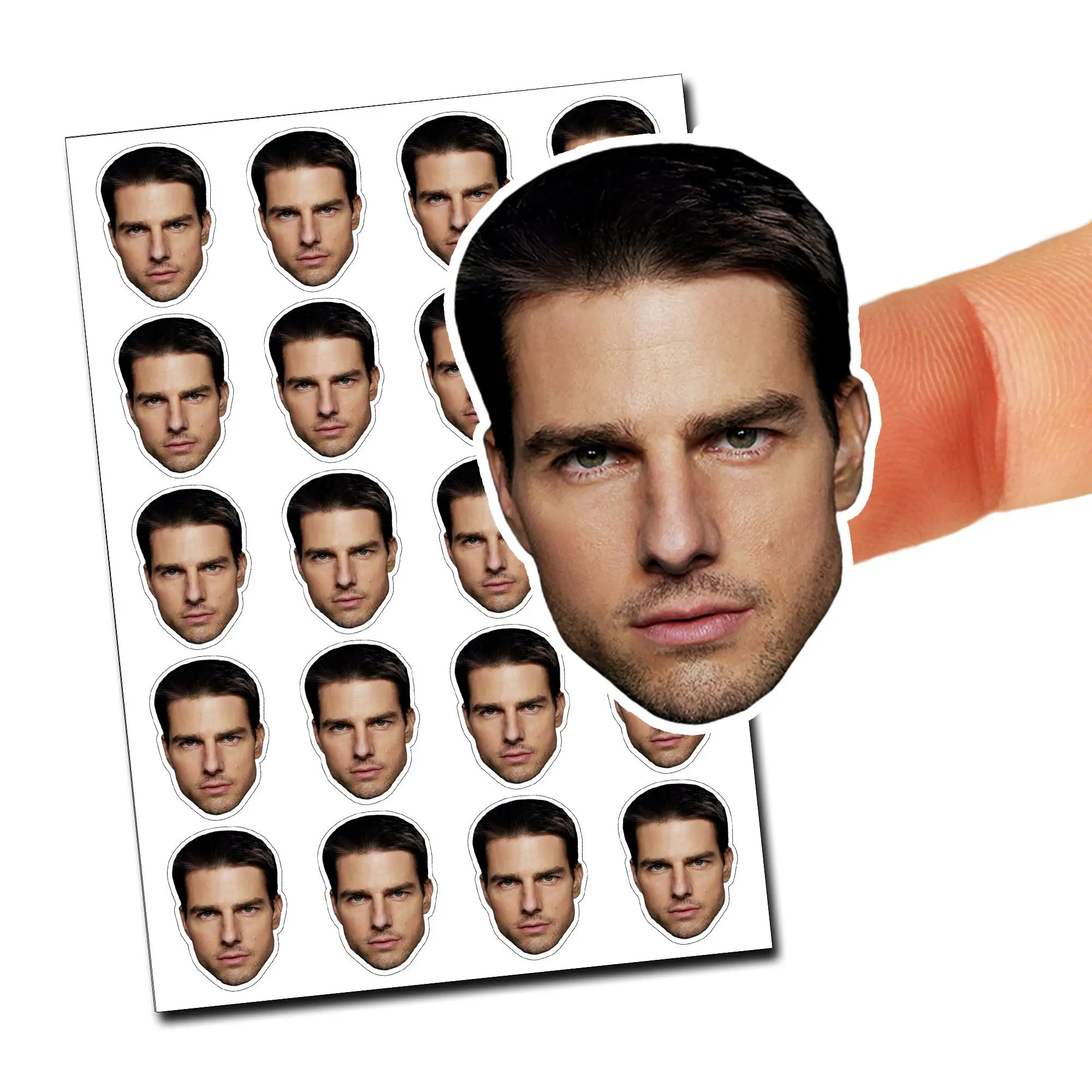 Personalized Sticker Face Stickers Custom Logo Stickers Kids Birthday Party Photo Decal Party Favour Water Bottle Laptop