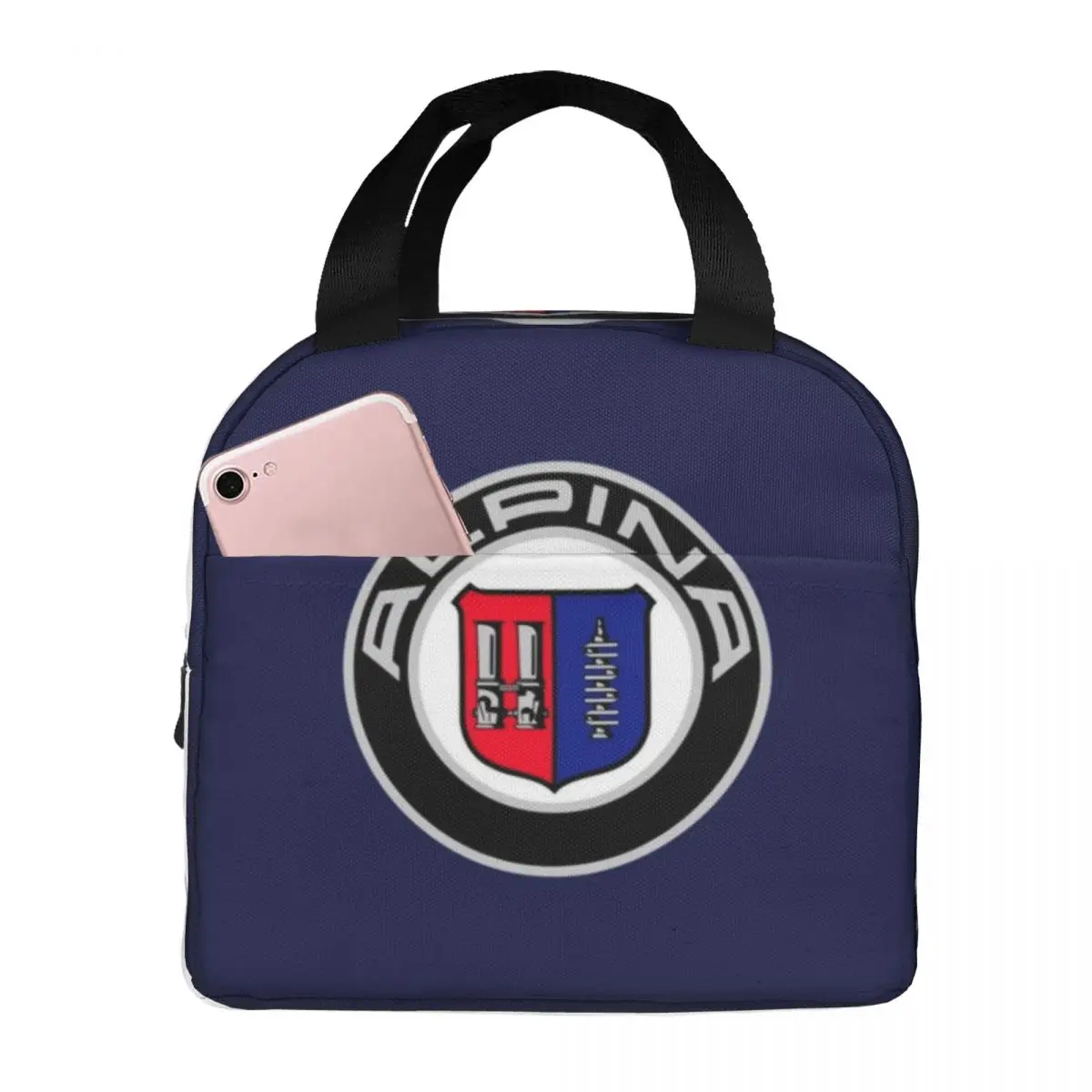 Alpina - Classic Car Logos Lunch Bags Insulated Bento Box Lunch Tote Leakproof Picnic Bags Cooler Thermal Bag for Woman Student