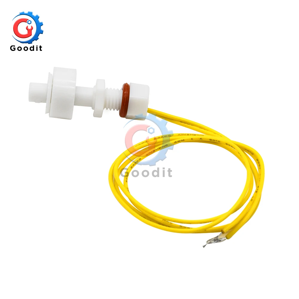 Normally Closed Low Pressure Float Switch ZP2508 Mini PP Tank Pool Water Liquid Level Sensor Module Vertical Float Switch 36mm