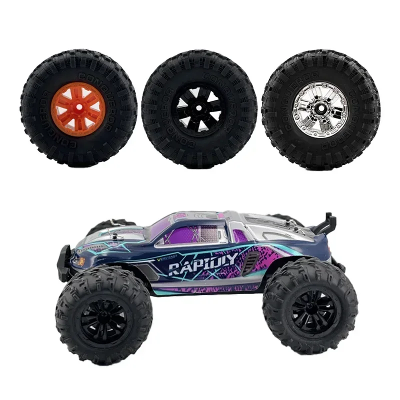 

For MJX H16H H16BM 1/16 16207 16208 16209 16210 RC Car Spare Parts Hyper Go Truck Replacement Accessories Off Road Wheel
