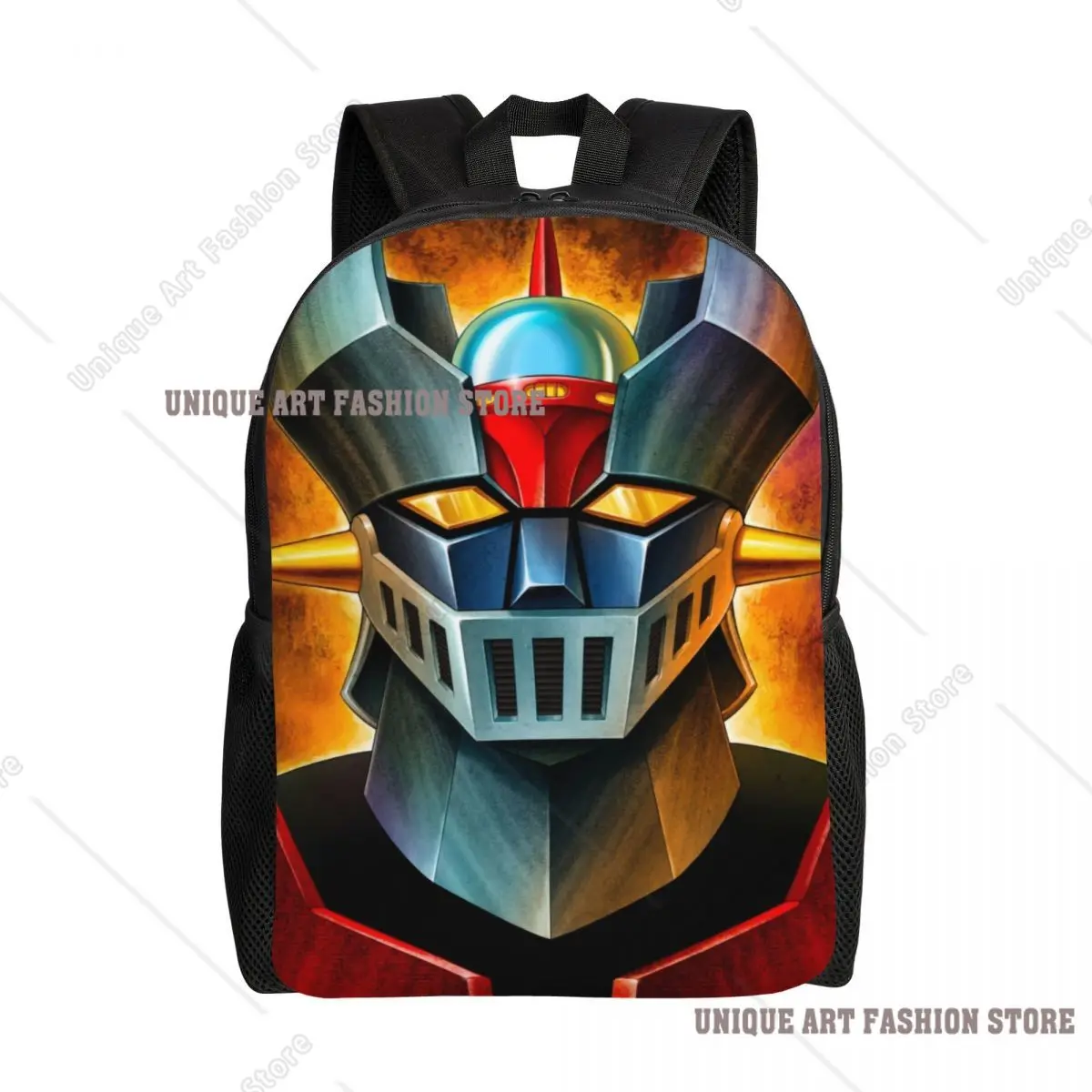 UFO Robot Mazinger Z Backpacks for Men Women School College Students Bookbag Fits 15 Inch Laptop Anime Manga Bags