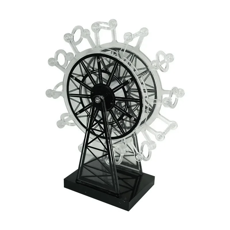 LED luminous ferris wheel wine glass holder bar ktv colorful rotating bullet cup holder acrylic display stand
