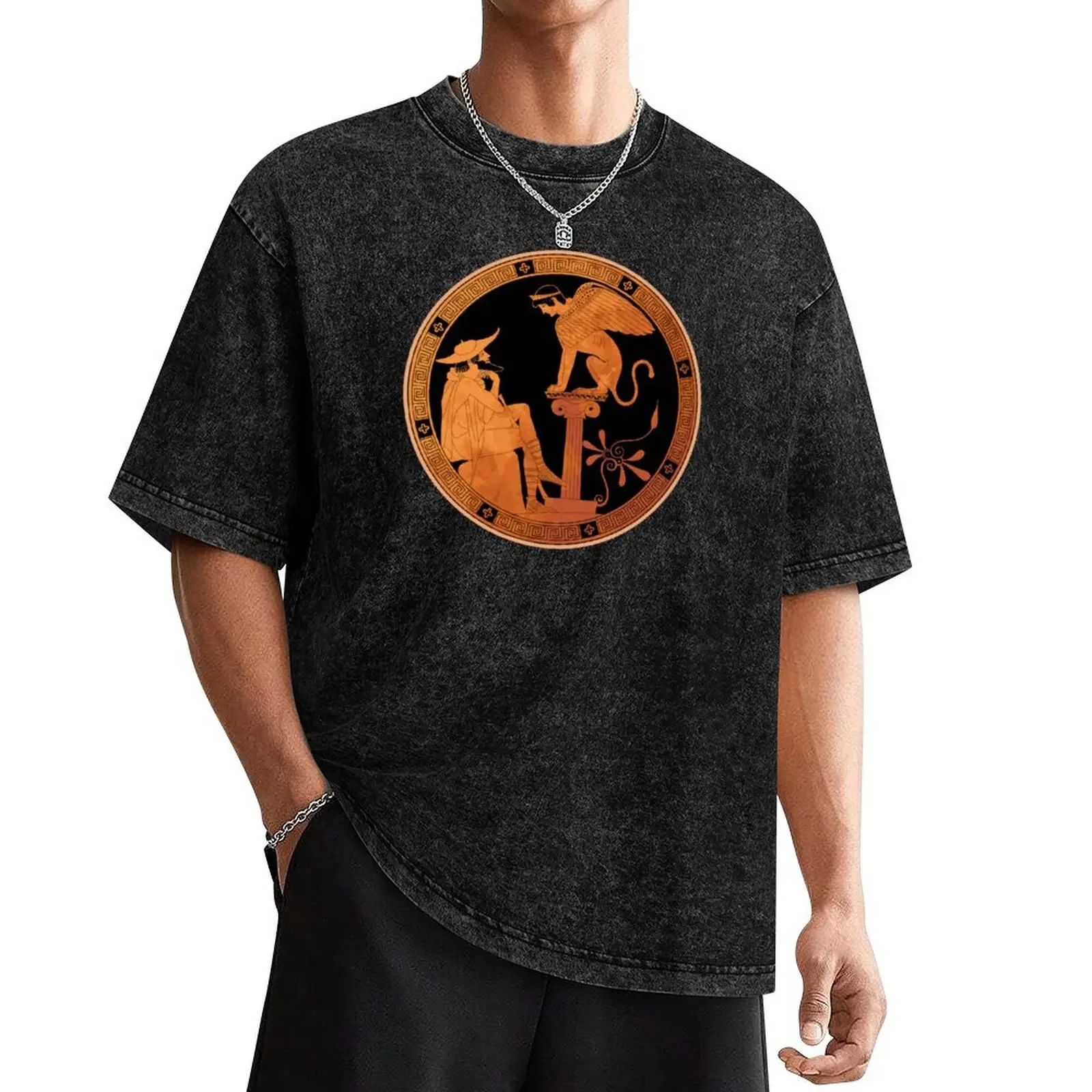 

Sphinx of Thebes - Ancient Greece T-Shirt man clothes blanks mens t shirts pack