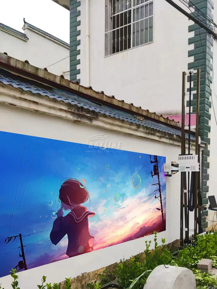 

3D Inkjet Wall Printing Machine Intelligent Picture Wall Printer Machine 3D Mural Printing Machine