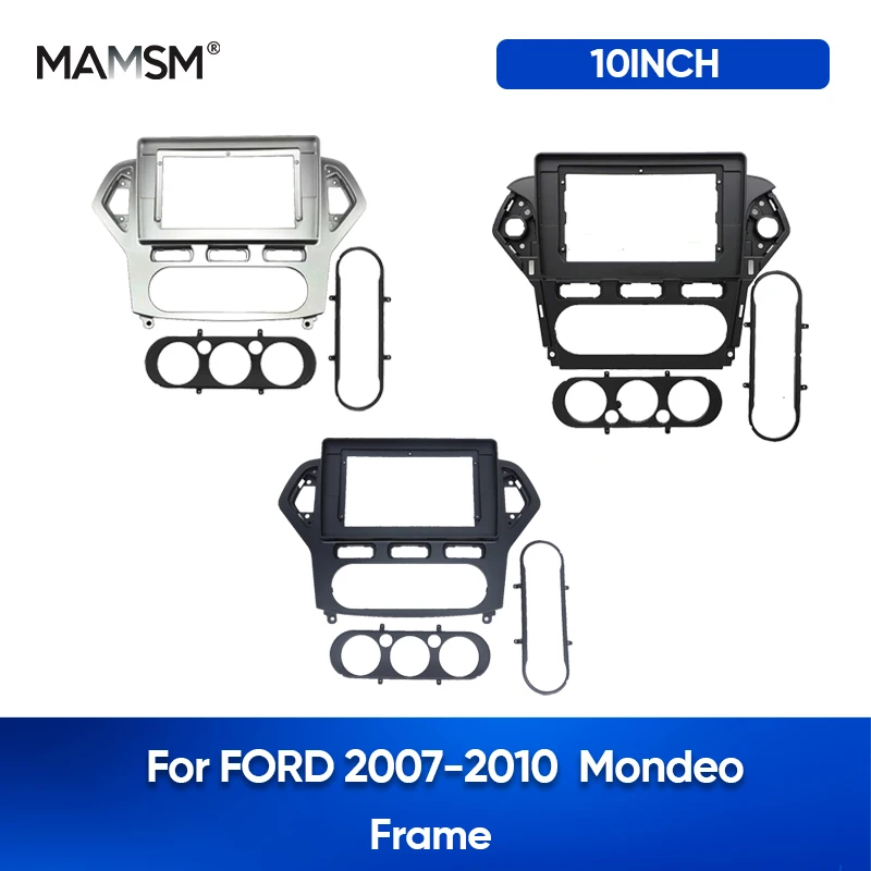 MAMSM 10.1 Inch Car Frame Fascia For Ford Mondeo 2007 2008 2009 2010 2011 2012 2013 2014 Audio Player Dash Fitting Panel Bezel