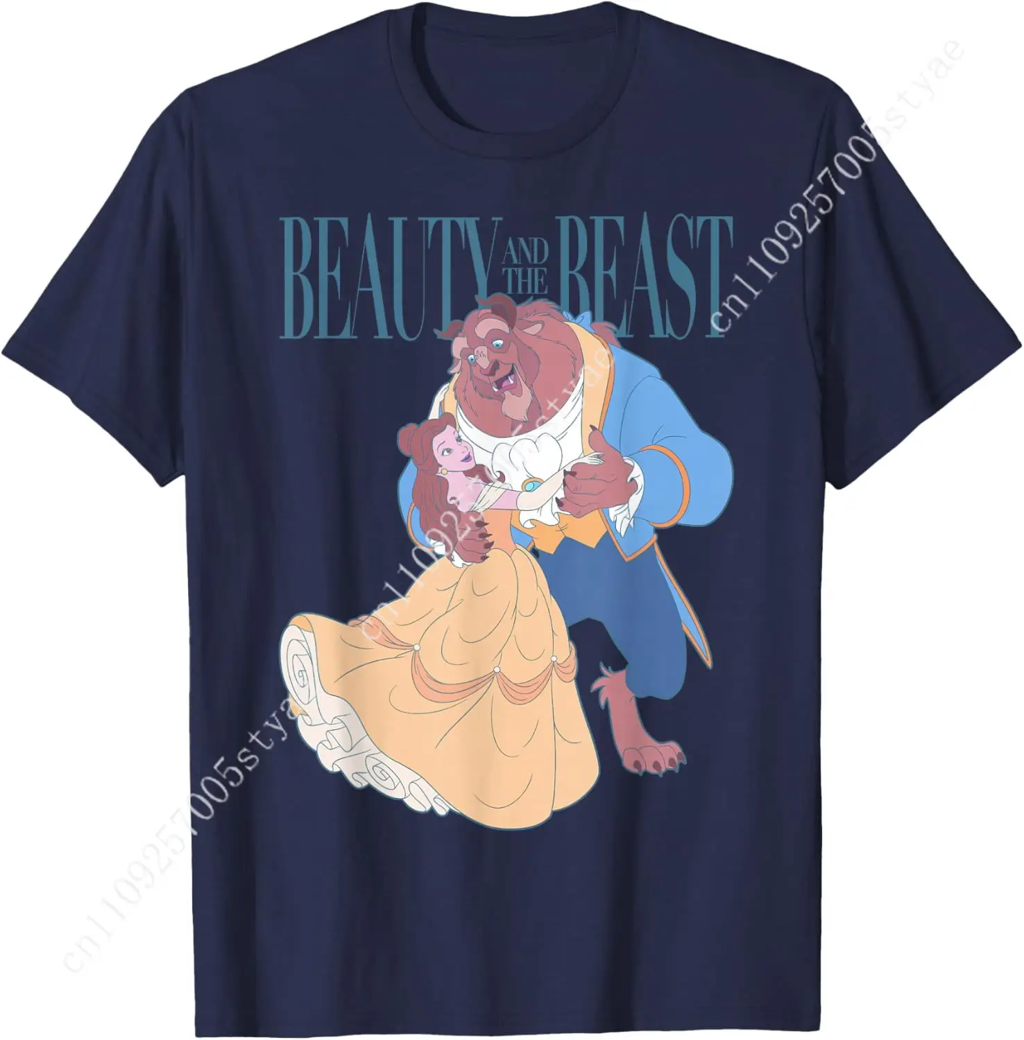 

Футболка Disney «Красавица и Чудовище» с классическим портретом Белль и Чудовища, размер S