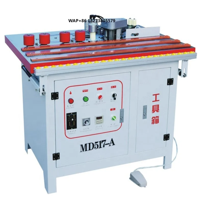 MD517A Manual Straight and  Curved Edge Bander Portable Edge Banding Machine