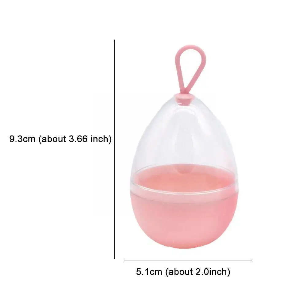 AfricTransparent-Boîte de vaccage pour Éponge de miles, Rangement pour Accessoires de Maquillage, emouf Portable en Forme de T1, Support Cosmétique C7Z9