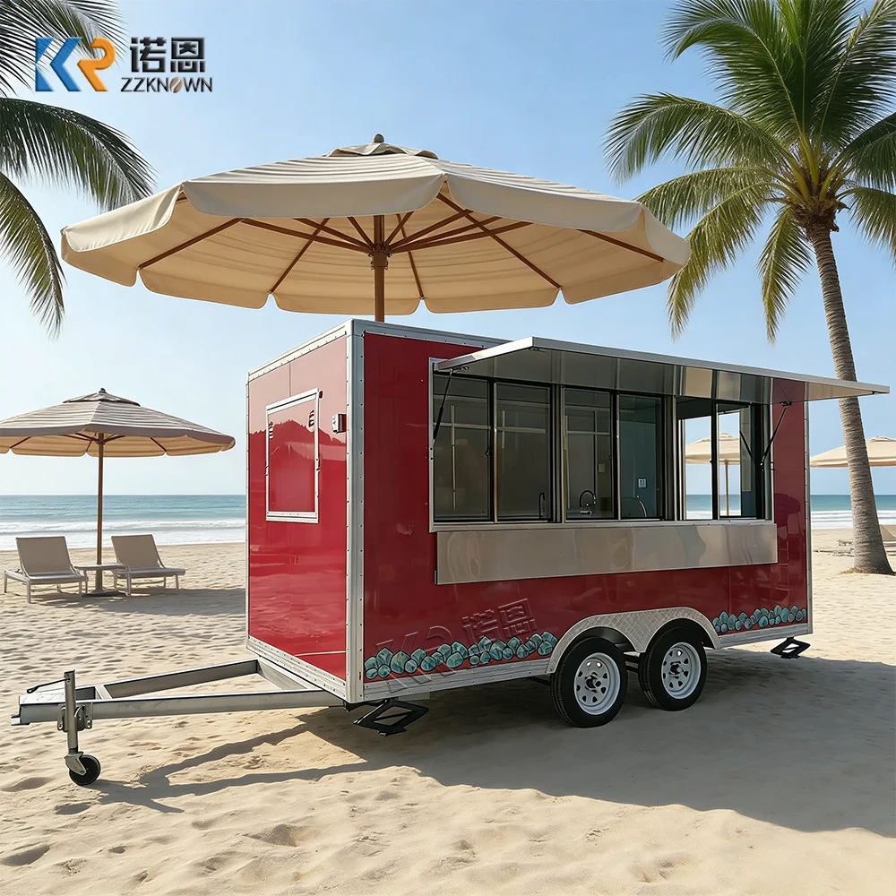 

Best Sale Food Trailers Hot Dog Mobile Food Shop Street Commercial Food Trailer Mobile Kitchen Food Truck Fully Equipped
