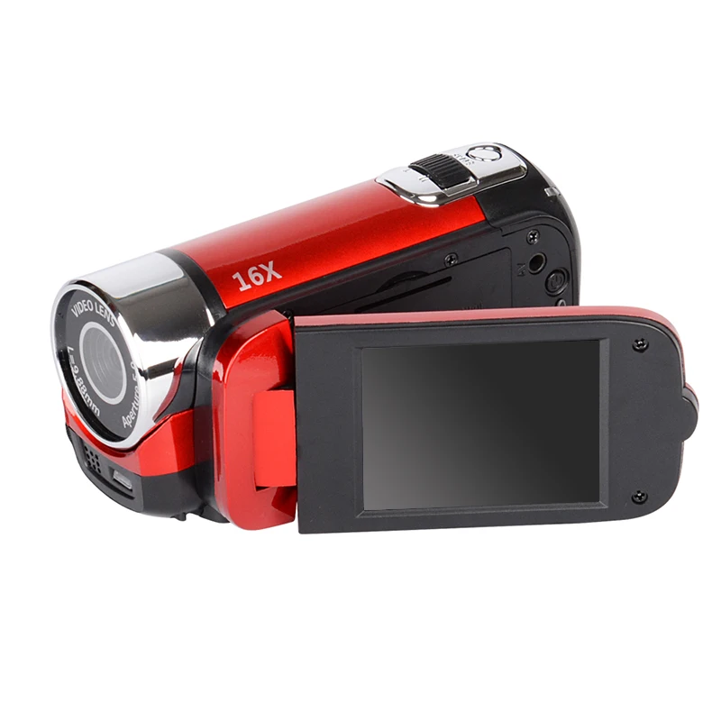 Video Camcorder 720P Full 16MP DV Camcorder Digital Video Camera 270 Degree Rotation Screen 16X Night Zoom