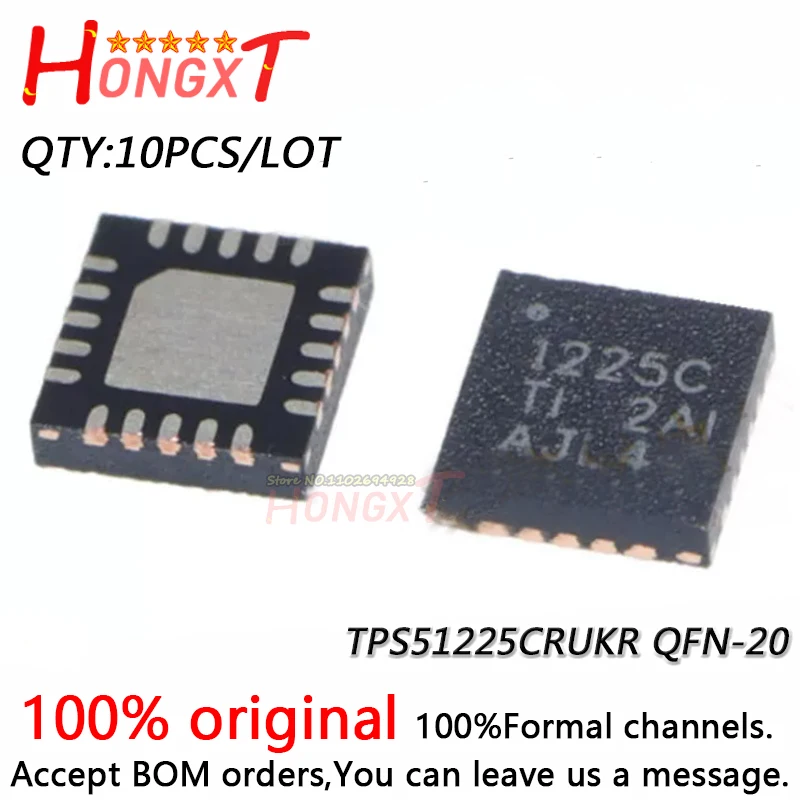 10PCS 100% NEW TPS51225CRUKR QFN-20.