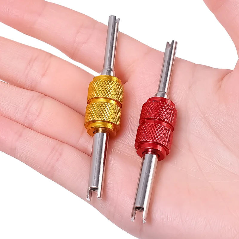 Tire Valve Core Stems Remover Screwdriver Universal Lnstall Remove Car Accessories Suitable for Auto Truck Bicycle Wheel Repair