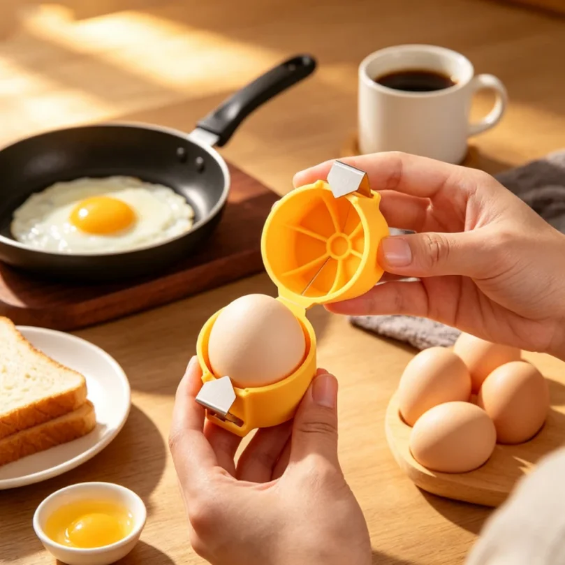 Egg Separator Tool - Nouvel ouvre-œuf créatif, séparateur d'œufs, mixeur