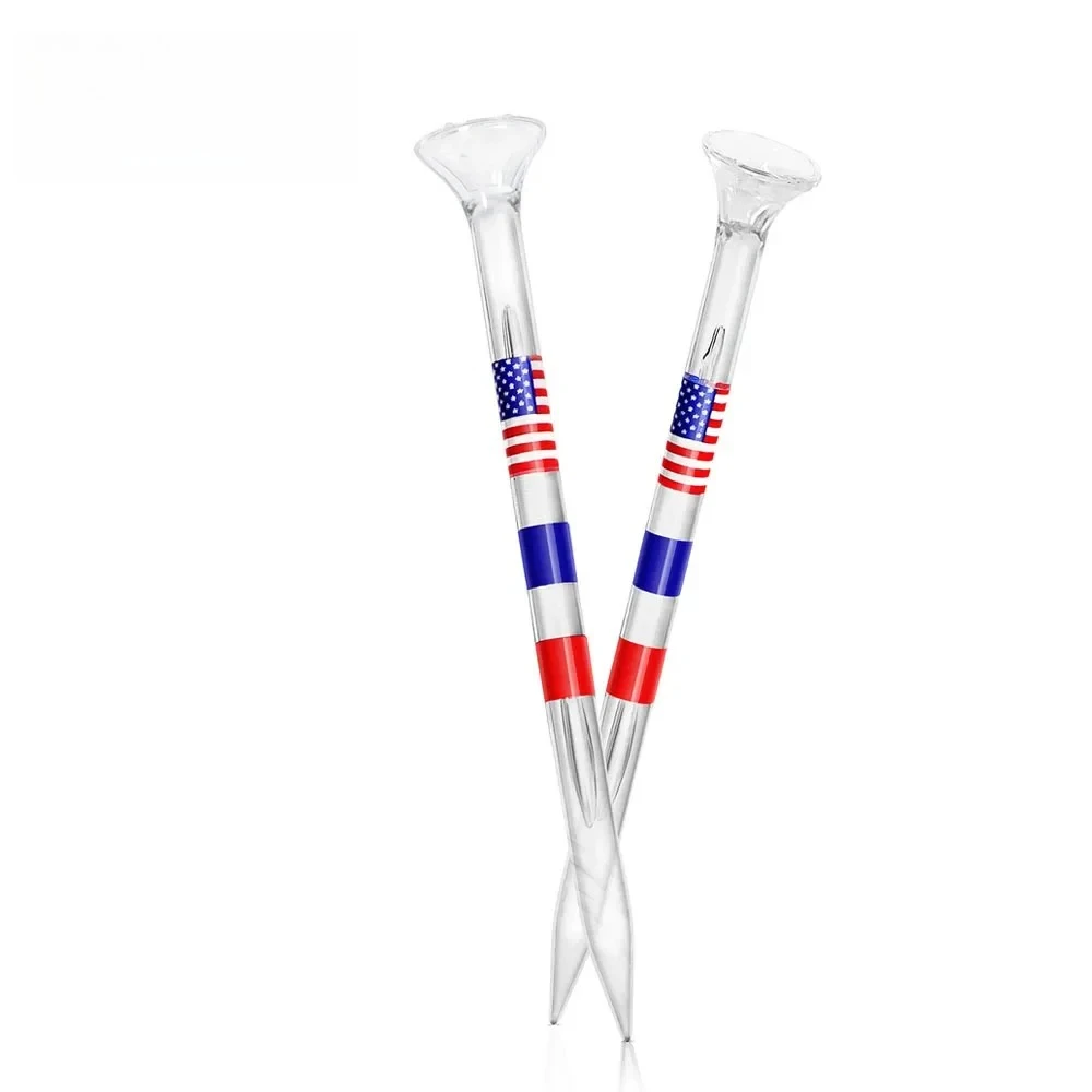 50 Piezas de Tees de Golf de 83 mm, Accesorios Transparentes para Pelotas de Golf TE025-A