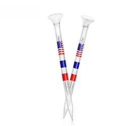 50pcs Golf Tees 83mm Transparent Golf Balls Accessories TE025-A